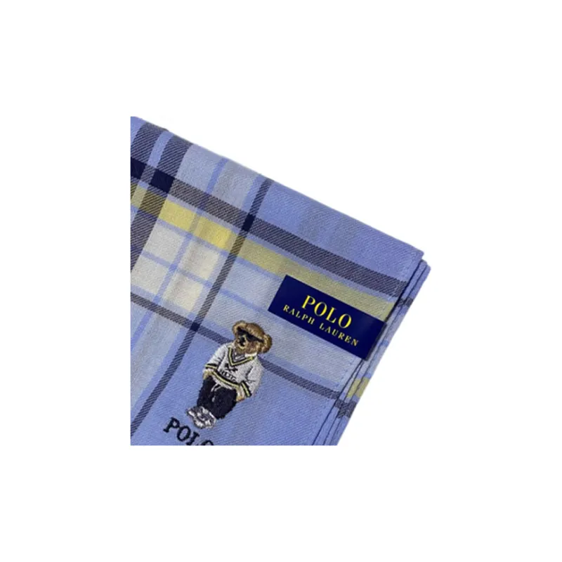 Polo Ralph Lauren Silk Scarves Unisex Blue-2