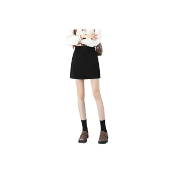 TERRE BLEUE Casual Short Skirts Women's Black