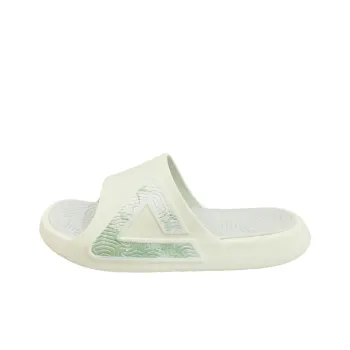 PEAK State Pole Guochuang Slippers EVA Totem Odor Resistant Slide Slippers Unisex Light Green