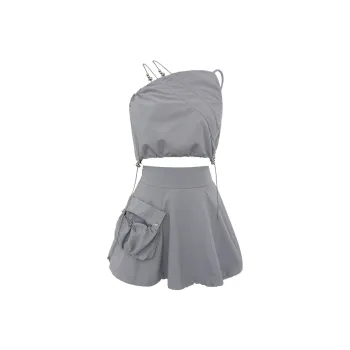 EIDOLON GRAIN Skirt Set Women's Gray