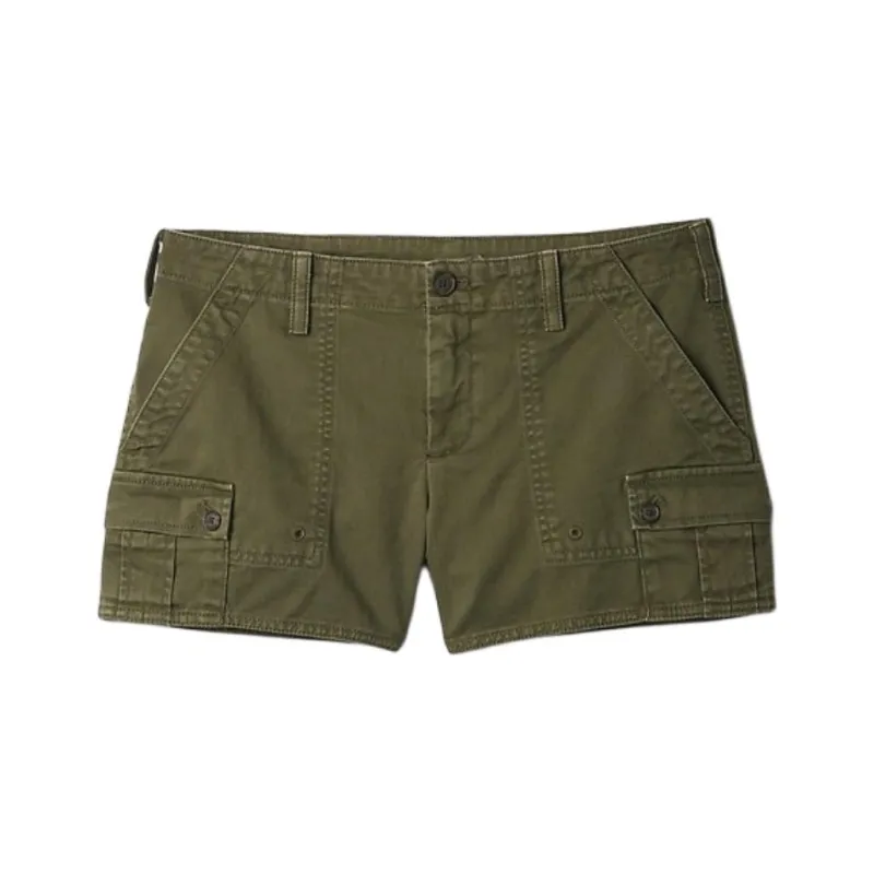 GAP Denim Shorts Women's Olive Green-0