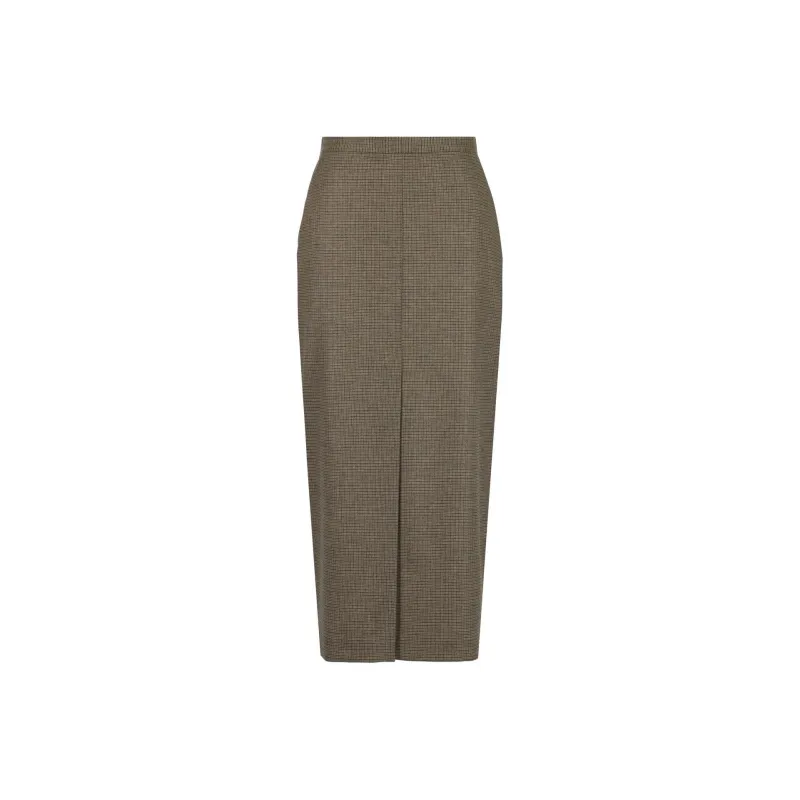 PINKO Checked Pencil Skirt-0