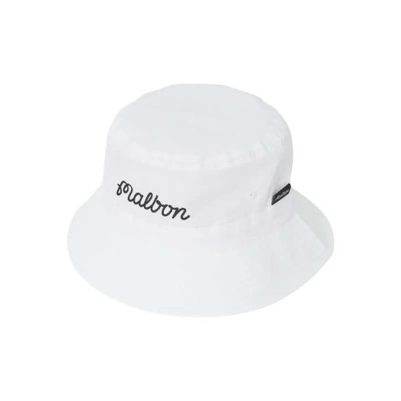 Malbon Golf Nylon Bucket Hats Unisex White-1