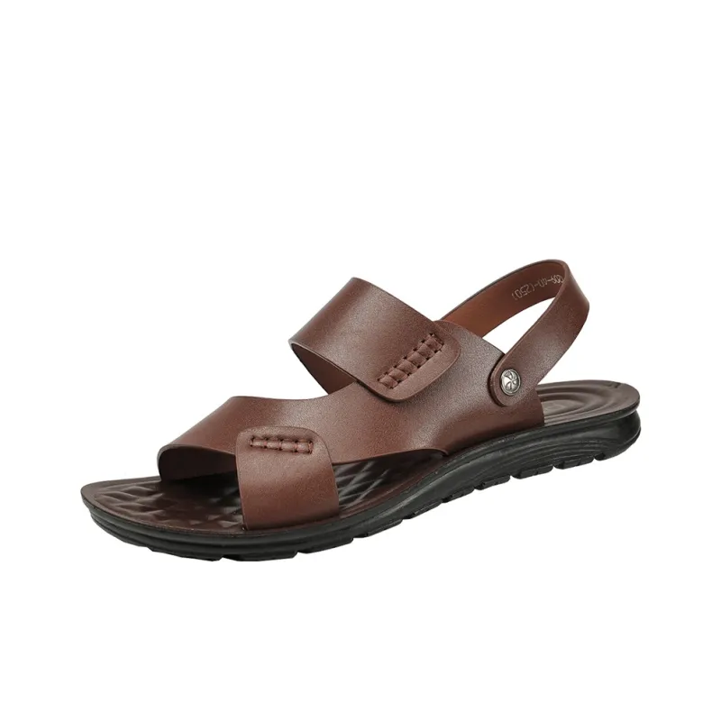 Medd Beach Sandals Men Black/Brown-3