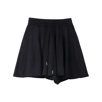 Ya Sheep People Casual Short Skirts Women's Black