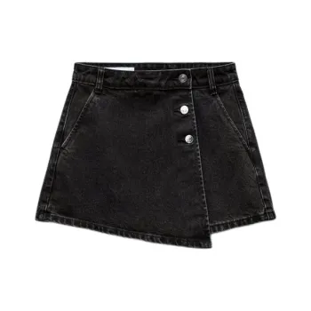 ZARA Denim Shorts Women's Black