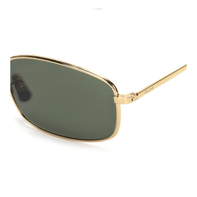CELINE Triomphe Rhinestone 02 Sunglasses In Metal With Crystals-4