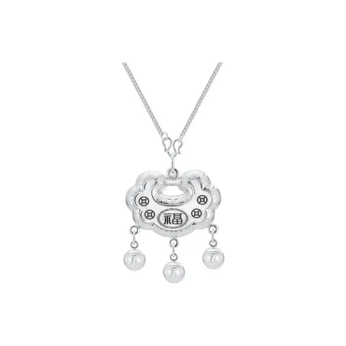 Shunqin Silver Building 999 Fine Silver Pendants Kids'