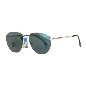 BOSS Metal Aviator Sunglasses Unisex Gold