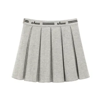 CHUU Casual Short Skirts Women's Light Heather Gray