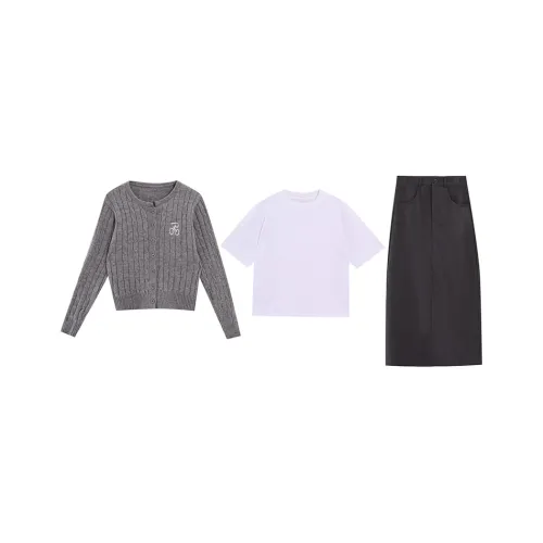 BVODE Two Piece Skirt Sets Women's