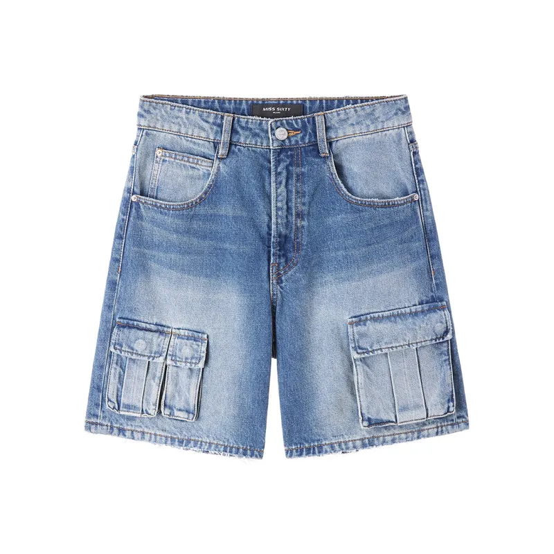Miss Sixty Denim Shorts Women's Medium Blue-0