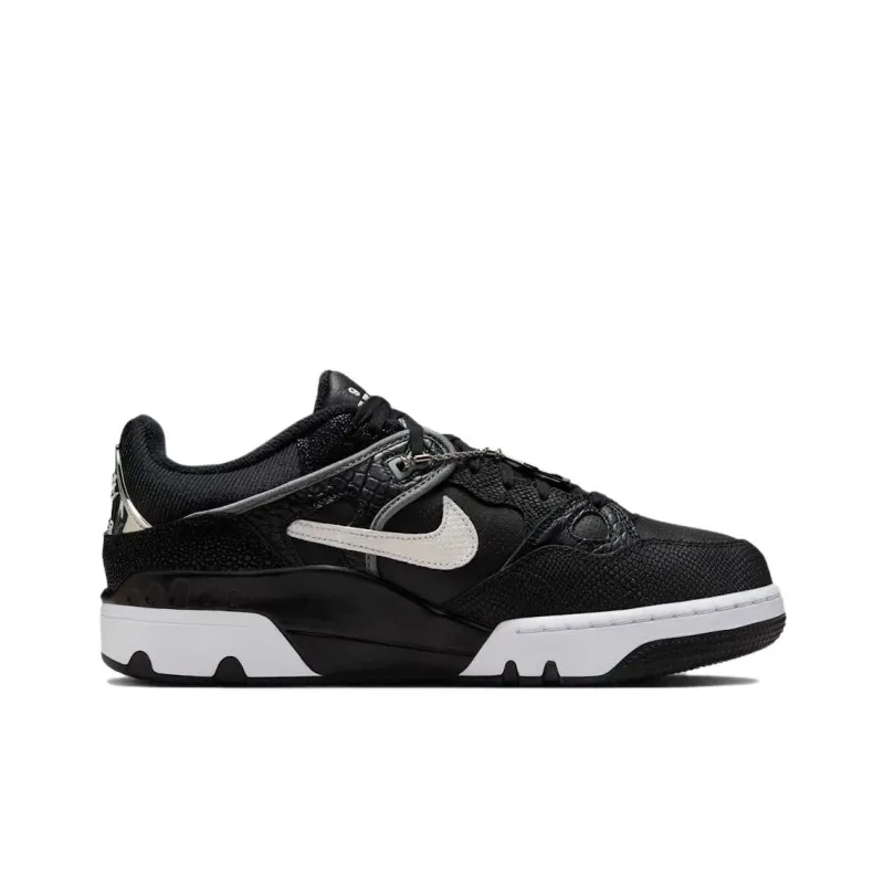 NIGO x Nike Air Force 3 Anti Slip Wear Resistant Low Top Skateboard Shoes Unisex Black White-1