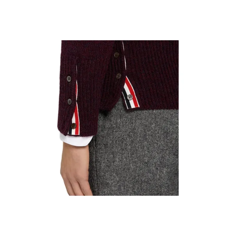 THOM BROWNE· SS21 Sweater Men's Red Brown-5