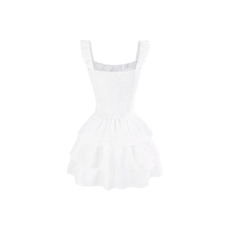 Unifree Slip Dresses Women's White-1