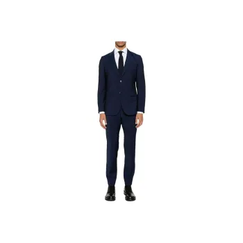 HUGO BOSS Business Suit Men's Blue