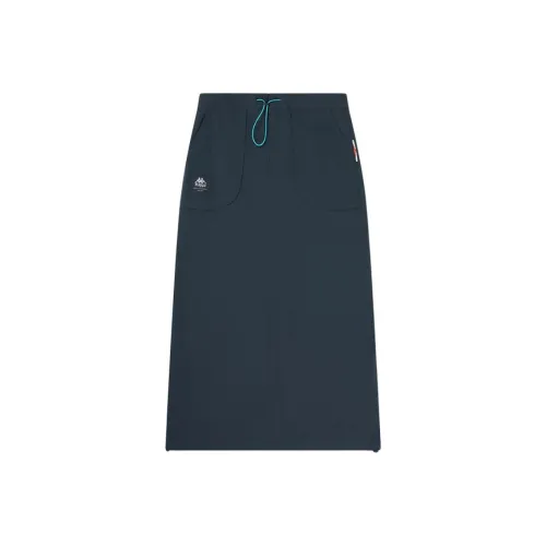 Kappa SS24 Casual Long Skirts Women's Iron Asphalt Gray