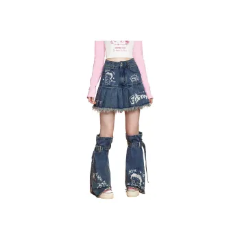 Unifree X Betty Boop™ Co branded Series Denim Short Skirts Women's