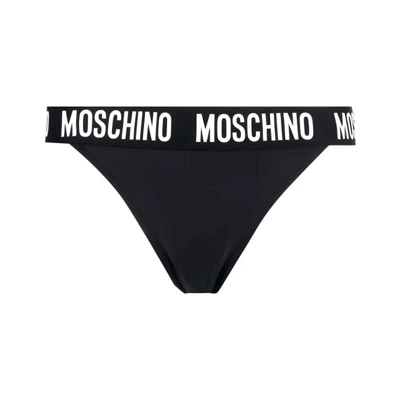MOSCHINO Logo Tape Bikini Bottoms-0