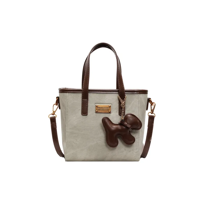 TOUTSEUL YOLO PU Crossbody One Shoulder Handbag Women's White & Black/White & Coffee/Black & Blue/Coffee-4