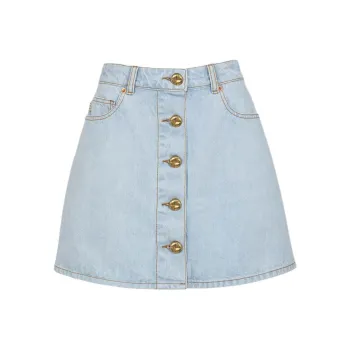 Blaze Milano SS24 Denim Short Skirts Women's Blue