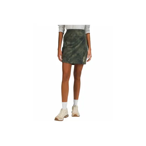 Lululemon LAB Collection Casual Short Skirts Women's Drift Gray Green Mixed Color