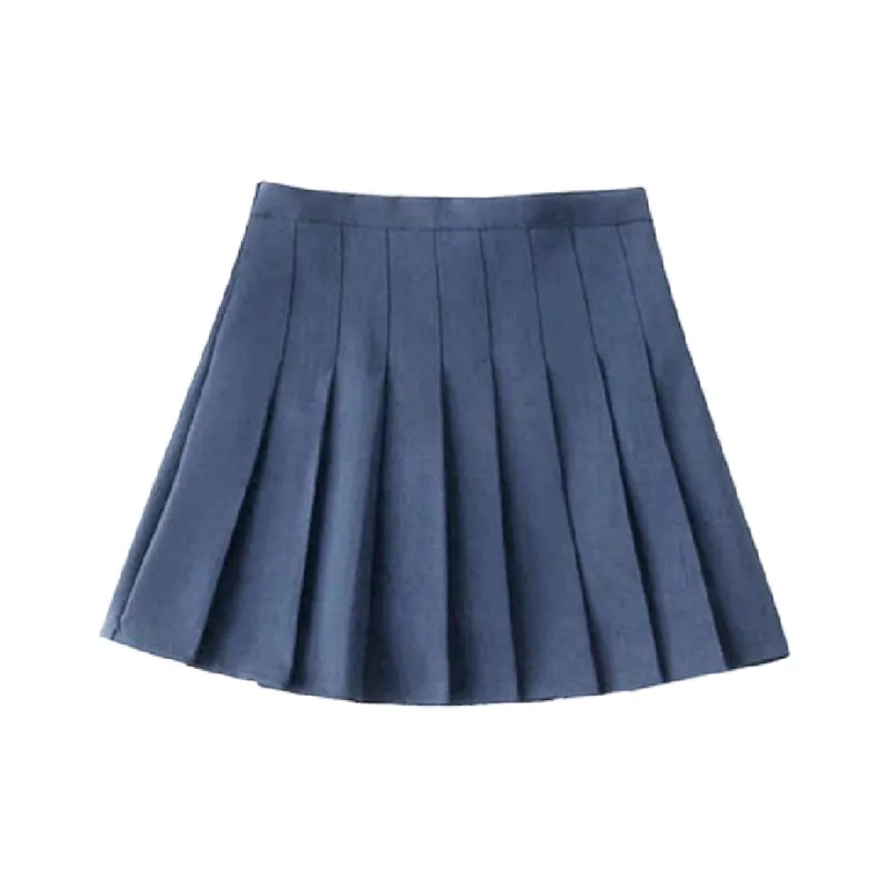 Vine Color Casual Short Skirts Women's-83