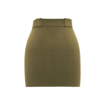SAINT LAURENT Casual Short Skirts Women's Green