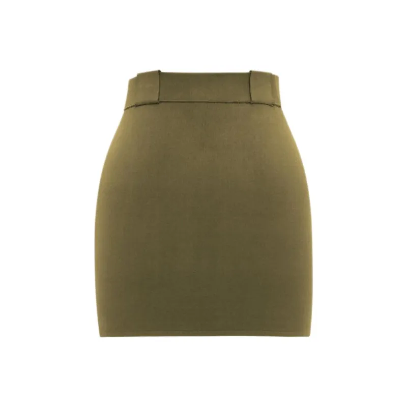 SAINT LAURENT Casual Short Skirts Women's Green-0