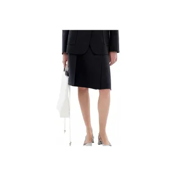 III VIVINIKO Casual Long Skirt Women's Dark Gray