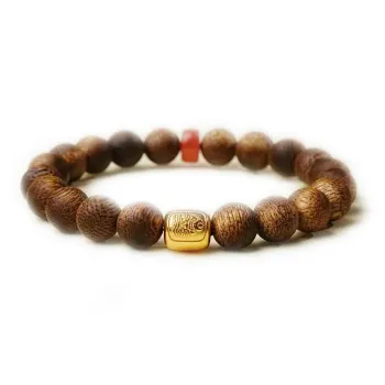 RIXIANGWAN Agarwood Bracelets Unisex