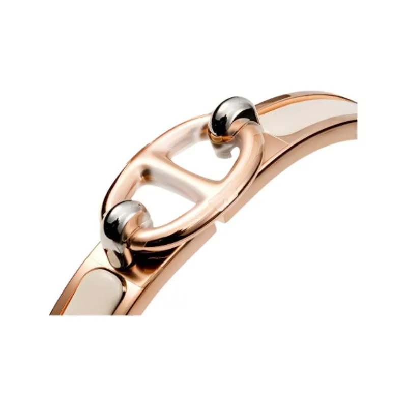 HERMES 20th Century Enamel Mini Clic Chaine D'Ancre Bracelet Pm Costume Bracelet-2