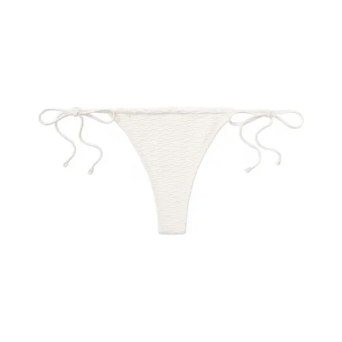 Victoria's Secret Mix & Match String Thong Bikini Bottom / CW Swimming Shorts Women's Coconut White