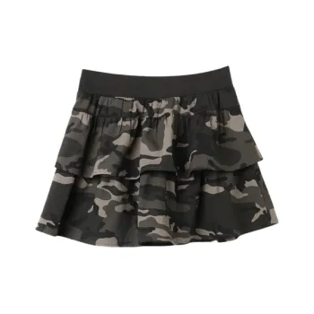 SETIROM Casual Short Skirts Women's Camouflage