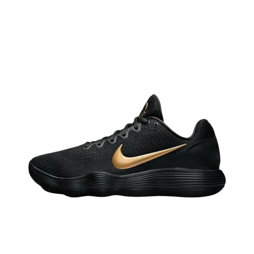 Nike Hyperdunk 2017 Anti Slip Wear Resistant Low Top Basketball Shoes Unisex Black