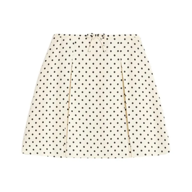 Valentino SS25 Casual Short Skirts Women's Beige-0