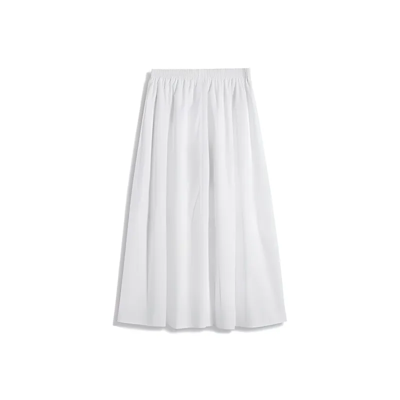 Zeng Xiaoxian Casual Long Skirts Women's White-0