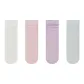 [4 Pack/Sliding Bag Return]White+Light Pink+Milk Purple+Aqua Blue