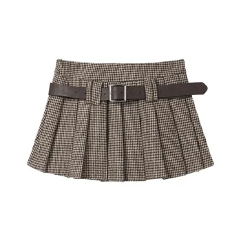 PLAY BUSH Casual Short Skirts Women's Image Color