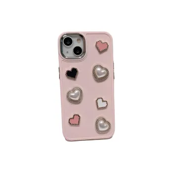 X IT Sweet Love Pearls Phone Cases Compatibility Apple 16/15/14/13 Inches