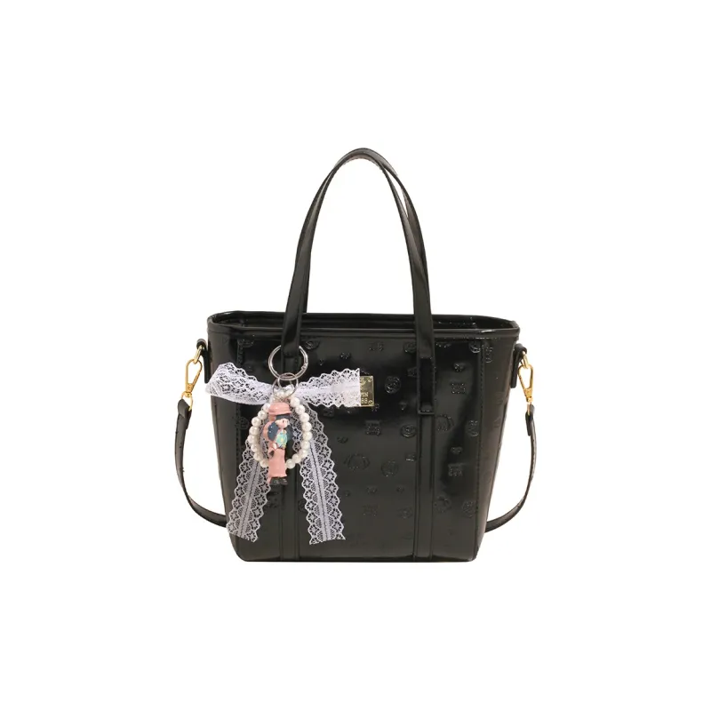 TOUTSEUL YOLO PU One Shoulder Handbag Women's White/Black/Blue/Pink-6