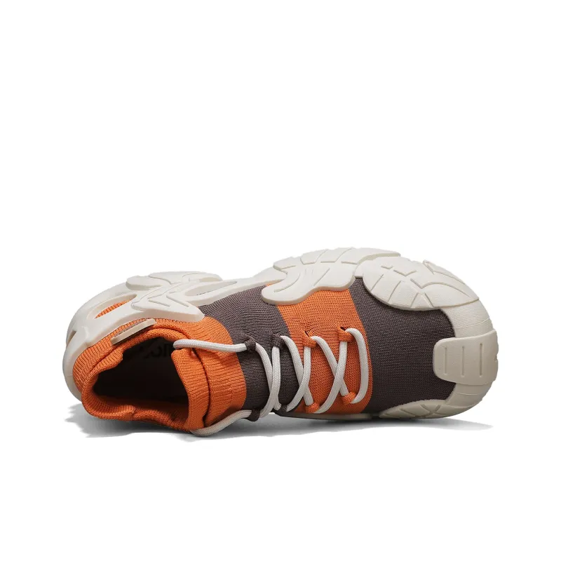 WARRIOR Casual Shoes Men Low Top Orange Brown-3
