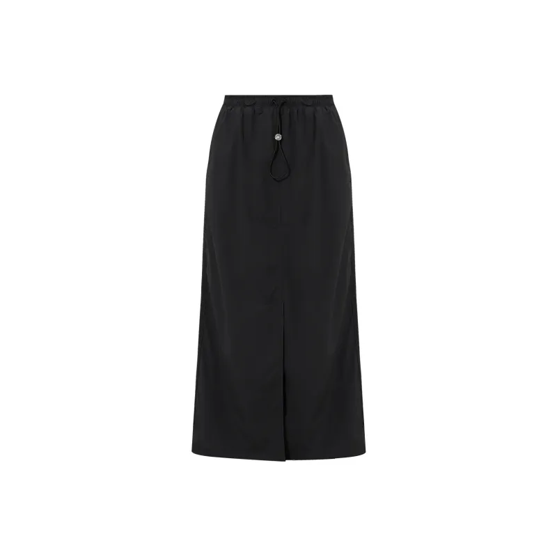 THE SEA LIFE Casual Long Skirt Women's Black Mage-0