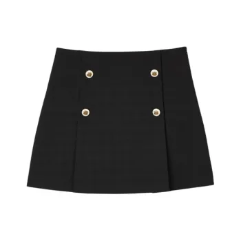 Sandro Pleated Mini Skirt