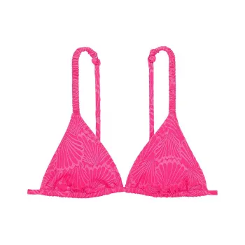 Victoria's Secret PINK SCRUNCHIE TRIANGLE BIKINI TOP / Enchanted Pink Bikini Women's Pink