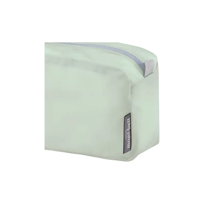 MONTBELL Tear Resistant Nylon Makeup Bag Medium Size Unisex Ice White-1
