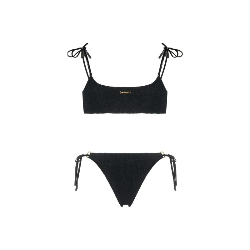 OFF-WHITE Crinkled-effect Bikini-0