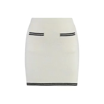Self portrait Bow Jacquard Mini Skirt