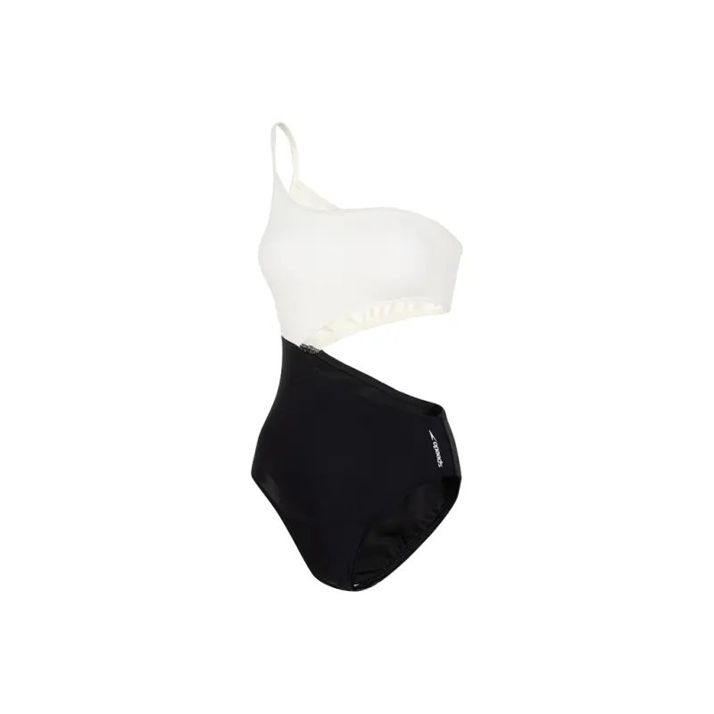 Speedo One-piece Swimsuit Women's White Black-0