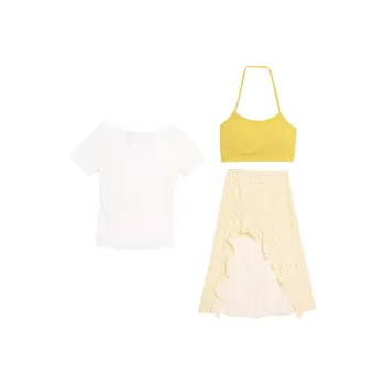 BRASS SCOUT Two Piece Skirt Sets Women's